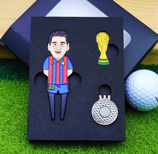 Divot Tool + Marker Combo (Tiger and Messi)