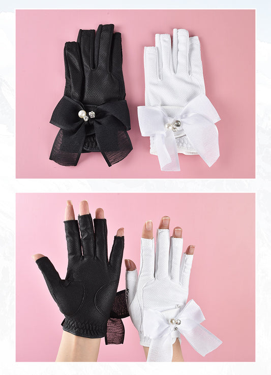 Women’s Lightweight Breathable Golf Glove – Summer Bowknot Cooling Style